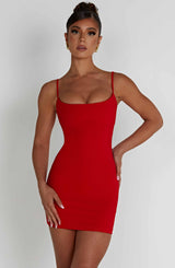 Vestito Estee Mini Rosso