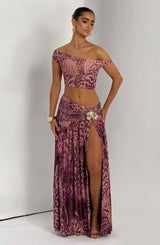 Top Magenta Orchid Print