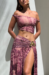 Top Magenta Orchid Print