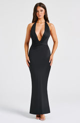 Abito Evangeline Maxi Nero