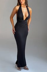 Abito Evangeline Maxi Nero