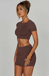 Maglia Donna Eve Top Cioccolato