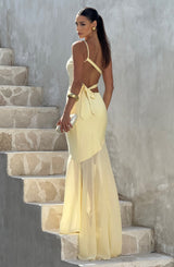 Abito da sera in limone