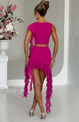 Top Rosa Caldo - Taglia Unica