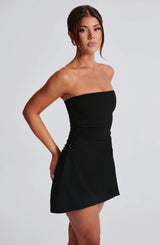 Abito Mini Fleur Nero