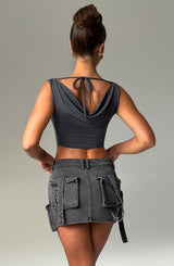 Top Femminile Franziska Nero