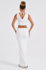 Top da donna bianco Franziska - Moda Babyboo