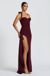 Abito Maxi Cherry Lacquer