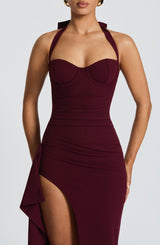 Abito Maxi Cherry Lacquer