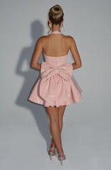 Georgette Mini Dress - Blush