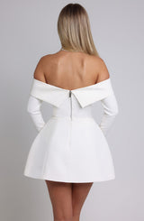 Gonna Skort Avorio Donna