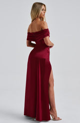 Abito Maxi Burgundy