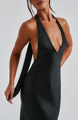 Abito Maxi Halo Nero