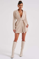 Abito da sera beige di alta qualità