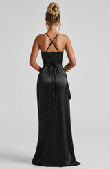 Abito Maxi Elegante Nero