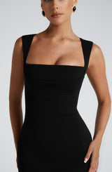 Abito Maxi Elegante Nero