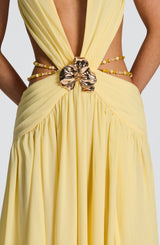 Essenza Maxi Dress - Lemon