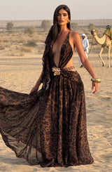 Essenza Maxi Dress - Leopard Print
