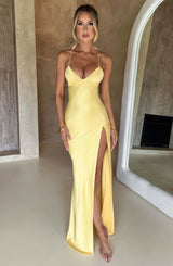 Abito Maxi Isobel Giallo