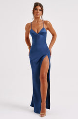 Abito Maxi Isobel Blu