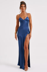 Abito Maxi Isobel Blu