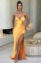 Abito Maxi Arancione