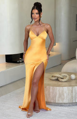 Abito Maxi Arancione