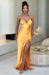 Abito Maxi Arancione