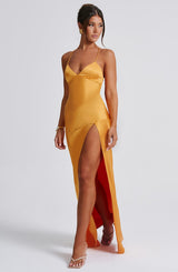 Abito Maxi Arancione