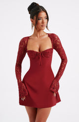 Abito Mini Rosso Donna