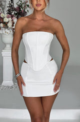 Corset Top Donna Ivory