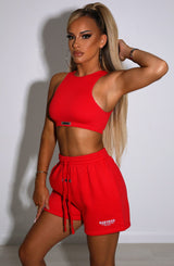 Top Rosso Jae Luxe