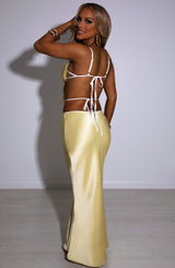 Gonna Maxi Limone Donna