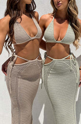 Gonna Maxi Verde Donna