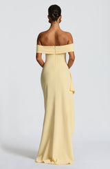 Abito Maxi Giallo Donna