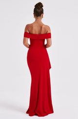 Abito Maxi Rosso Donna