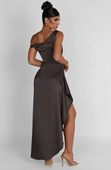 Abito Maxi Juliene Charcoal