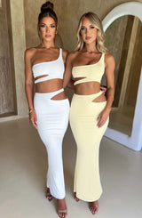 Gonna Maxi in Limone - Stile Contemporaneo