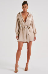 Abito Mini Champagne