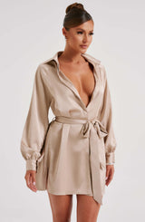 Abito Mini Champagne