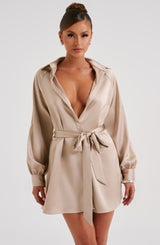 Abito Mini Champagne