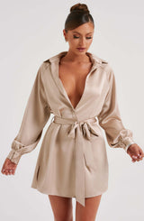 Abito Mini Champagne