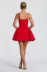 Kiah Mini Dress - Red