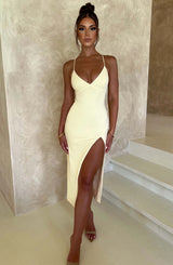 Abito Midi Kiana - Nero Limone