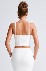 Corset Top Ivory