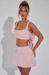 Minigonna Rosa Kiri - Donna