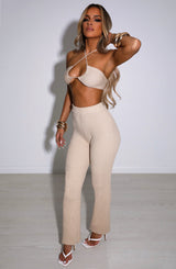 Top Beige Donna Kyana Crop