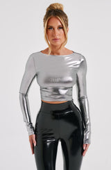 Maglia Kyranni in Gunmetal