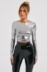 Maglia Kyranni in Gunmetal