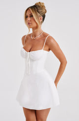 Abito Lacey Mini Avorio